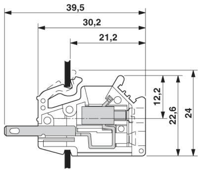 Проходная клемма DFK 4