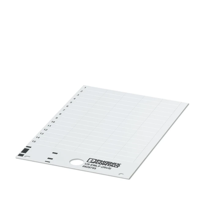 Пластиковая табличка US-EMLP (60X30)