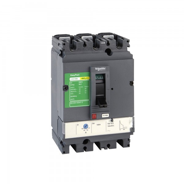 LV540305 SE АВТ. ВЫКЛ. EasyPact CVS 400F 36kA 3P TM320D