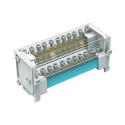 Блок распределительный на DIN рейку 2р 125А, 7х6мм 2х7,5мм 2x9мм. DKC (BD125112)