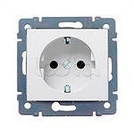 Розетка электрическая, 220 В,с заземлением 16А Valena Legrand (774420)