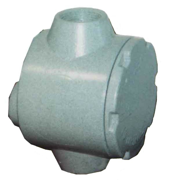 Коробка распред. на 3 кабельных ввода IP54 G3/4&quot; Эрвист КТДА-20