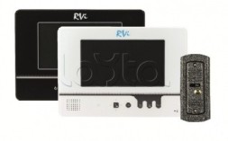 Комплект видеодомофона RVi-VD1 LUX черный + RVi-305