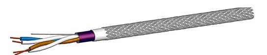 LAN FTP 2x2x0,52 кат.5e СПЕЦКАБЕЛЬ (КВПЭфКГ-5е 2x2x0,52)