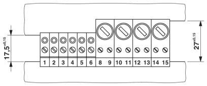 Проходная клемма DFK-4,8