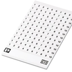 Маркировка для клеммных модулей SK5,08/3,8,FORTL.ZAHLEN 61-7