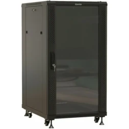 Шкаф нап. 22U Hyperline (TTC-2266-GS-RAL9004 )