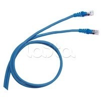 Шнур коммутационный RJ 45-категория 6-F/UTP-PVC-экранированный-2 м-голубой Legrand (051763)