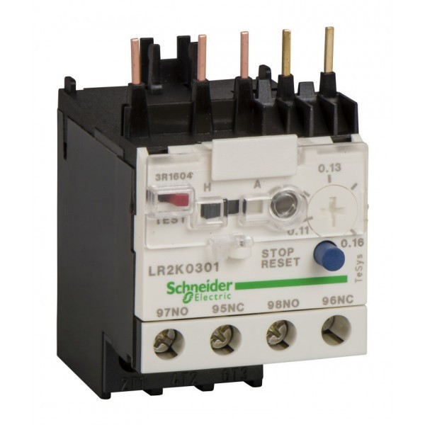 Реле перегрузки тепловое Schneider Electric TeSys K 0,11-0,16А, класс 10A