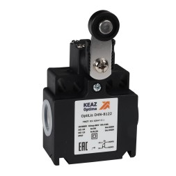 Выключатель концевой OptiLiS D4N-8122 рычаг металлический с роликом пластиковым EN 50047 XCKT2118P16